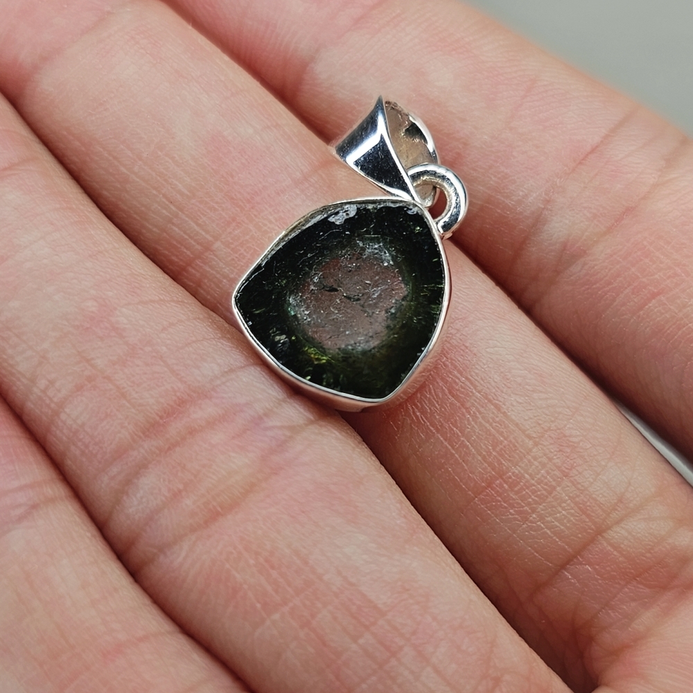 Real Tourmaline Pendant Watermelon Tourmaline Pendant